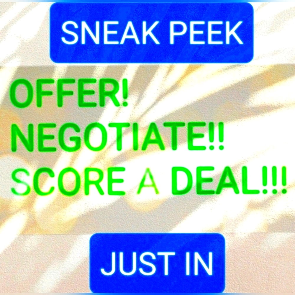 JUST IN, new listings daily. Make me an offer 🛒🛍🎉